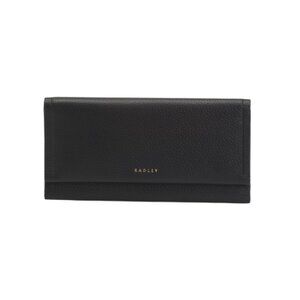RADLEY LONDON Black Leather Oak Street Large Flapover Wallet